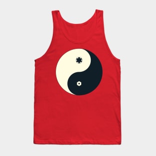 Cassette Pencil Yin Yang Tank Top